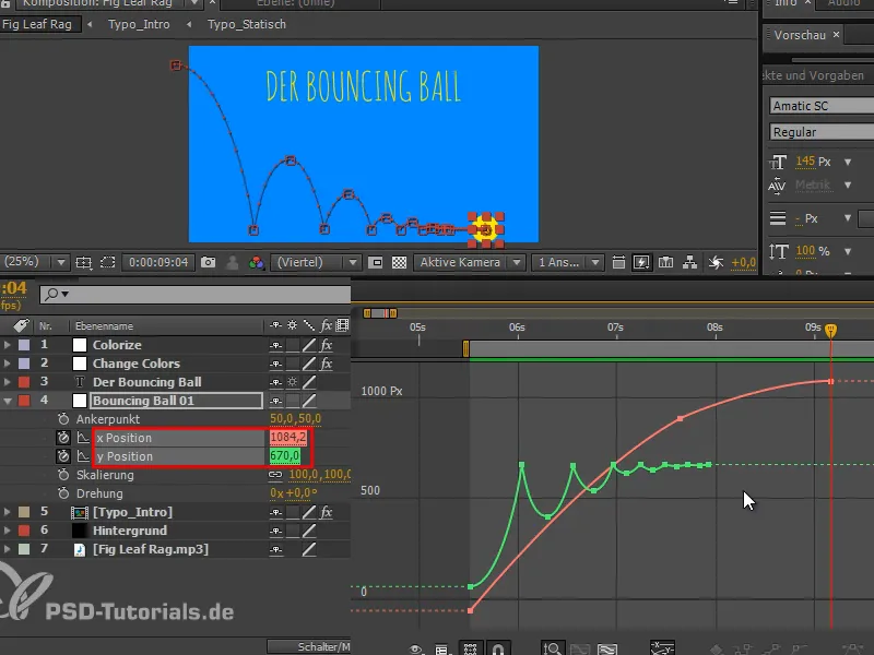 Animation leicht gemacht: Bouncing Ball - Squash and Stretch