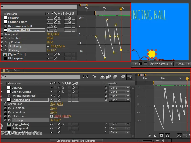 Animation leicht gemacht: Bouncing Ball - Squash and Stretch