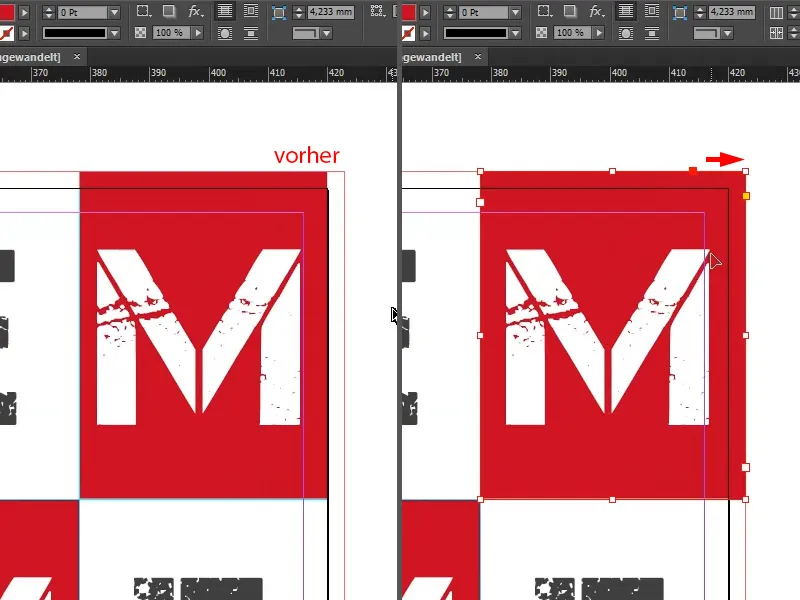 Weihnachtliche Grußkarte an Businesskunden in InDesign