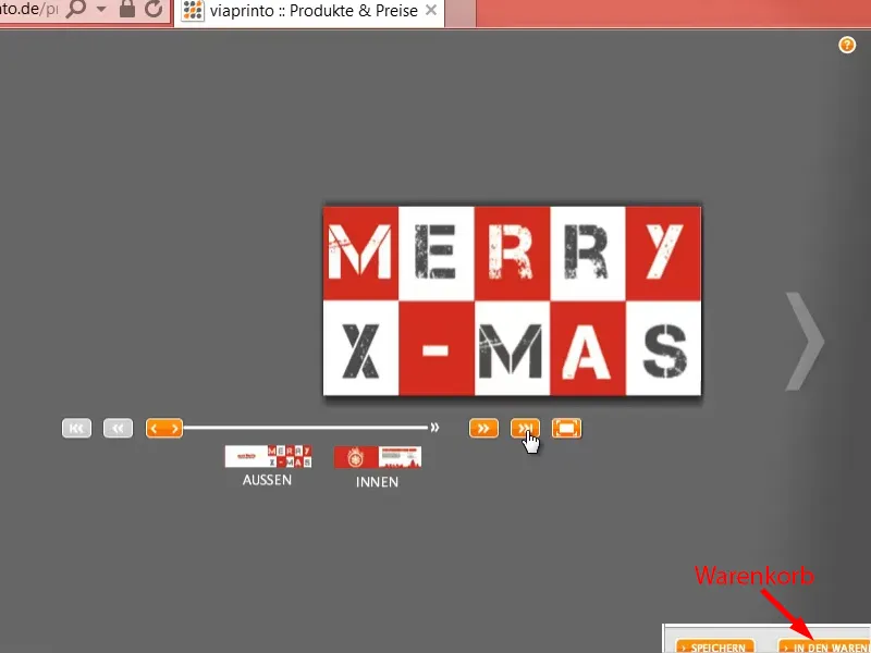 Weihnachtliche Grußkarte an Businesskunden in InDesign