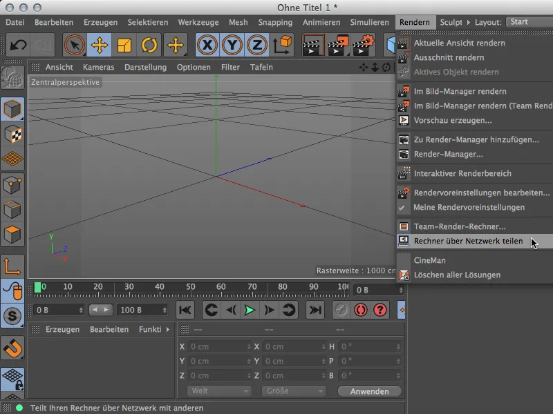 Neu in Release 16 - Team Render Server