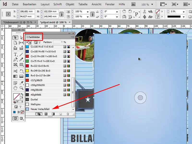 Tipps &amp; Tricks zu Adobe InDesign: Schnell an neue Verläufe kommen