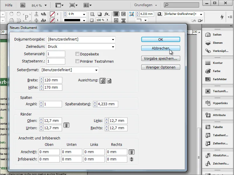 Stellenanzeige in Adobe InDesign gestalten Stellenanzeige in Adobe InDesign gestalten