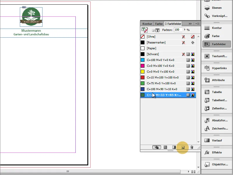 Stellenanzeige in Adobe InDesign gestalten