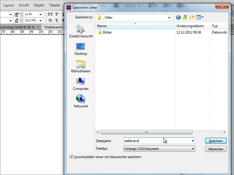 Stellenanzeige in Adobe InDesign gestalten