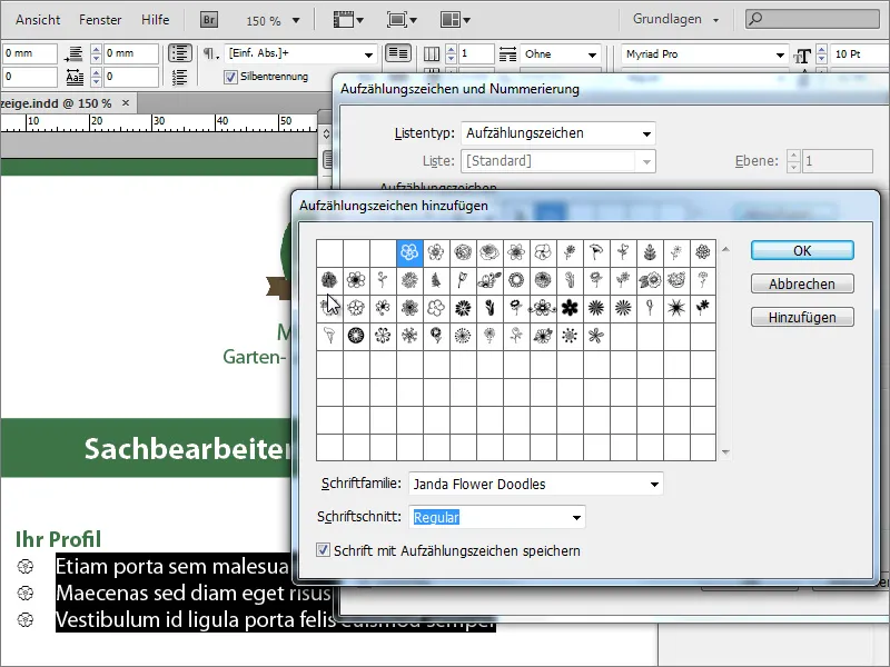 Stellenanzeige in Adobe InDesign gestalten