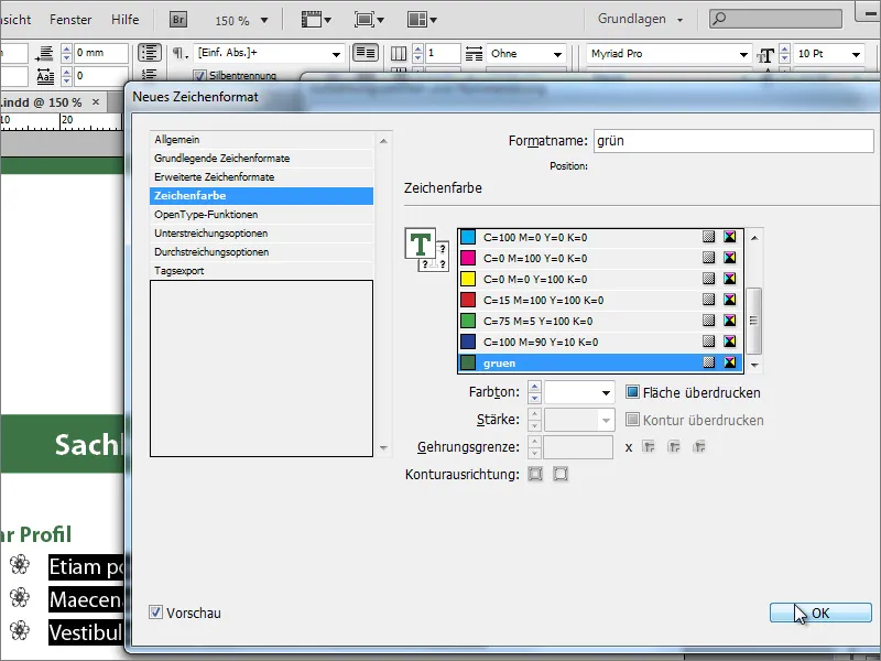 Stellenanzeige in Adobe InDesign gestalten