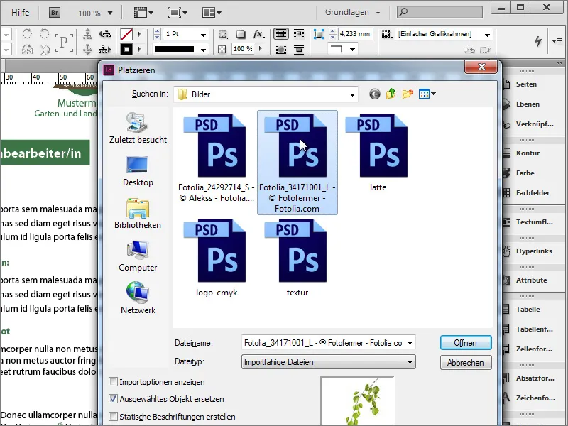Stellenanzeige in Adobe InDesign gestalten