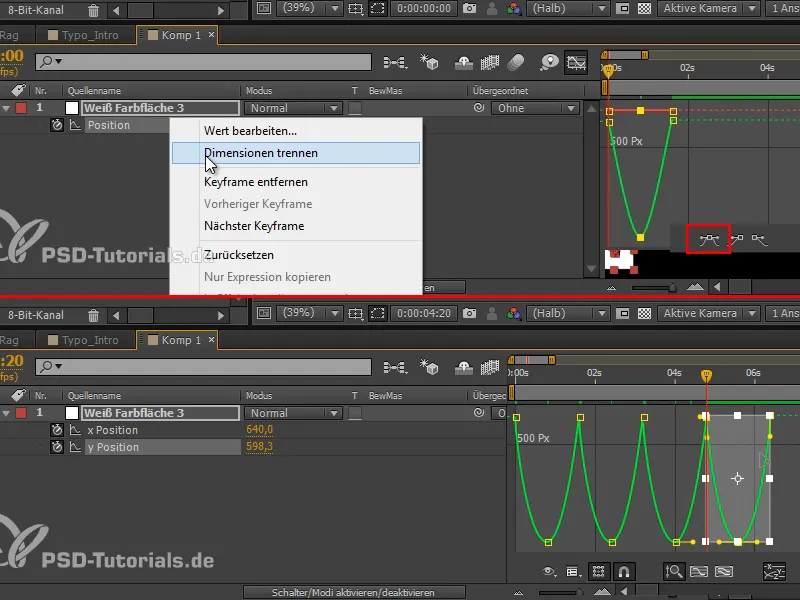 Animation leicht gemacht: Kippender Ball - Überlagerung von Animationen