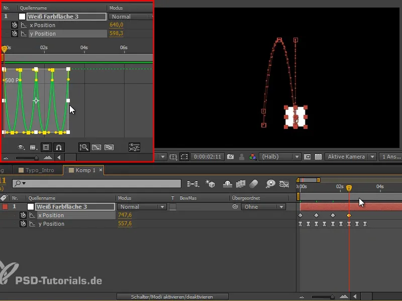 Animation leicht gemacht: Kippender Ball - Überlagerung von Animationen