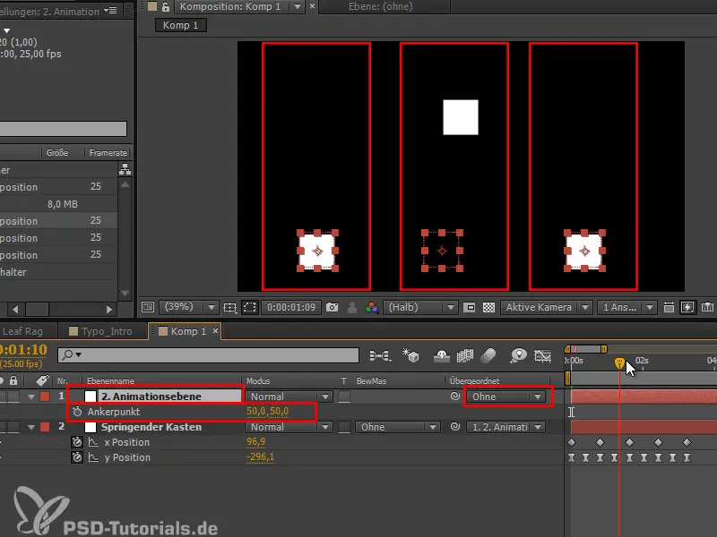 Animation leicht gemacht: Kippender Ball - Überlagerung von Animationen