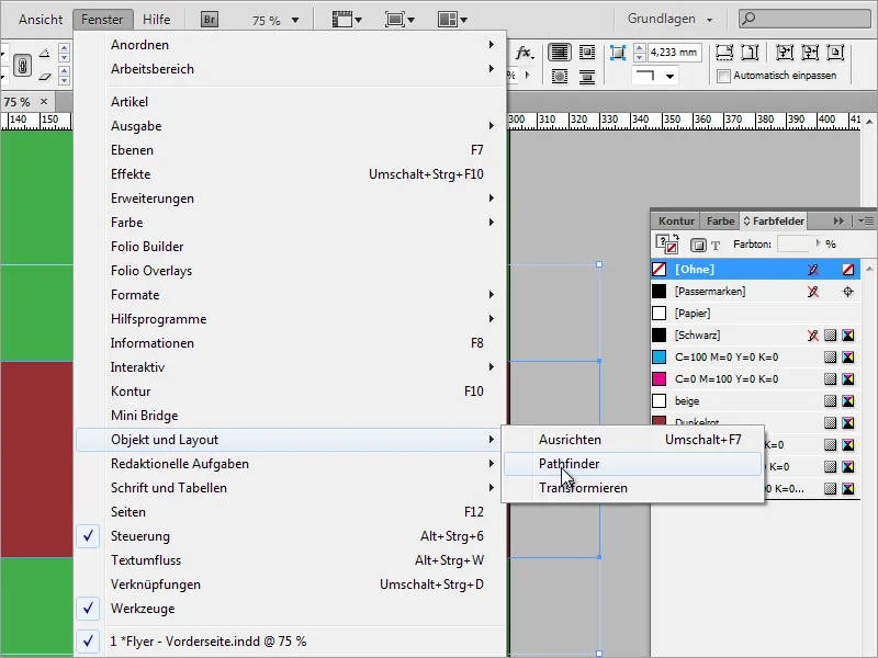 Professionelle Speisekarte in Adobe InDesign gestalten - Teil 1