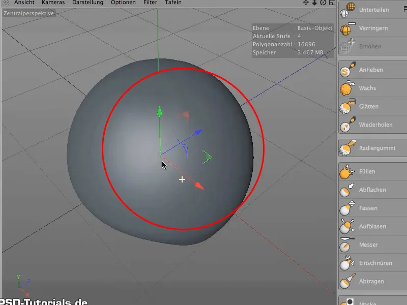 Sculpting in CINEMA 4D - Kreativtraining: Teil 03 - Einstellungen Sculpting in CINEMA 4D - Kreativtraining: Teil 03 - Einstellungen