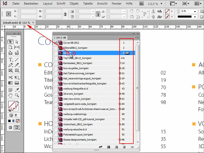 Tipps &amp; Tricks zu Adobe InDesign: Verloren gegangene Buchdateien schnell wiederfinden
