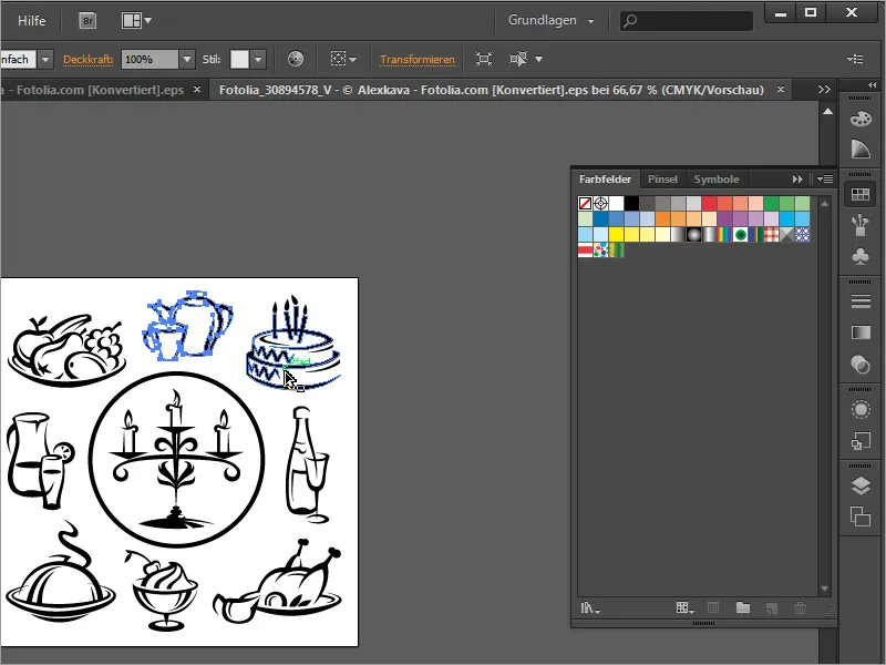 Professionelle Speisekarte in Adobe InDesign gestalten - Teil 4