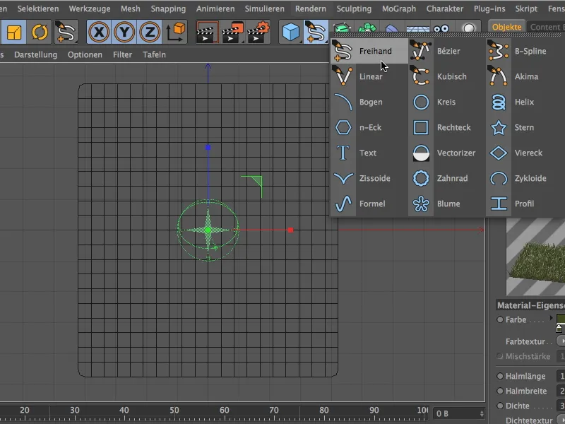 Neu in Release 15 - Grasflächen mit Architekturgras