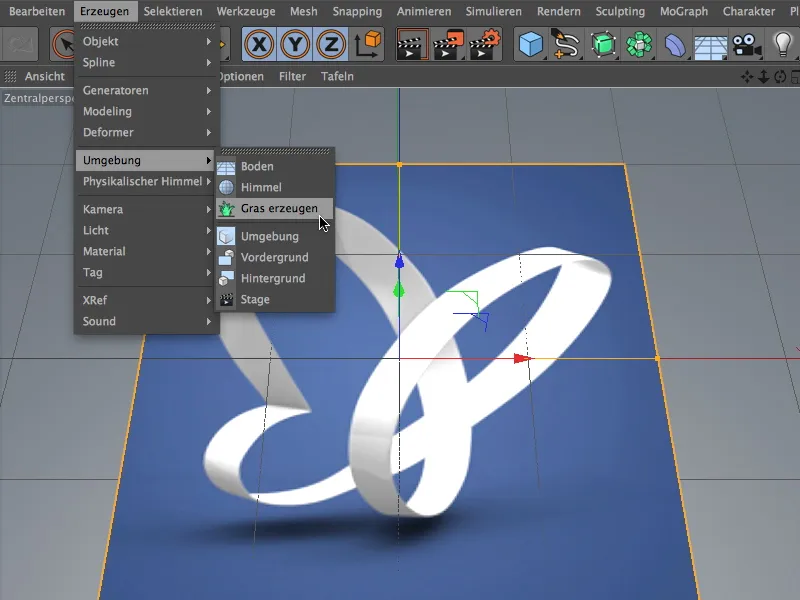 Neu in Release 15 - Grasflächen mit Architekturgras