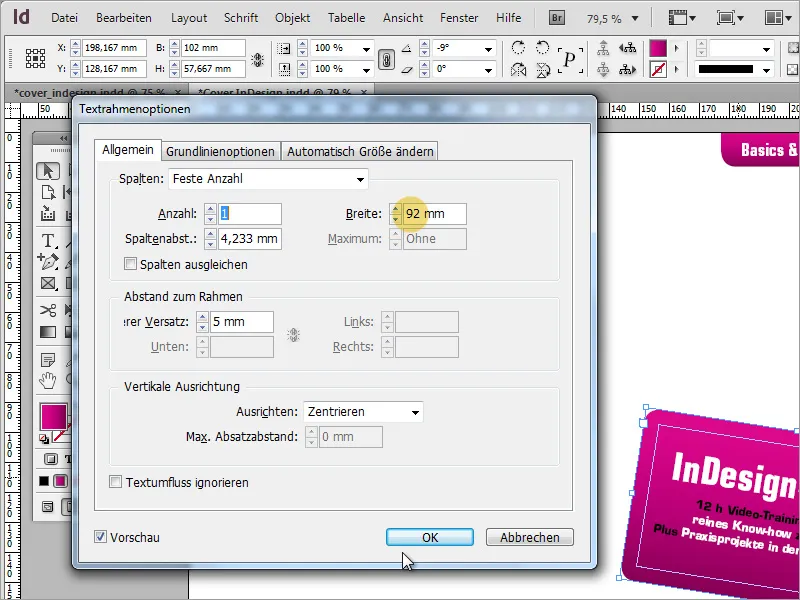 DVD-Cover und DVD-Label gestalten - Teil 2: Fertigstellung des Covers