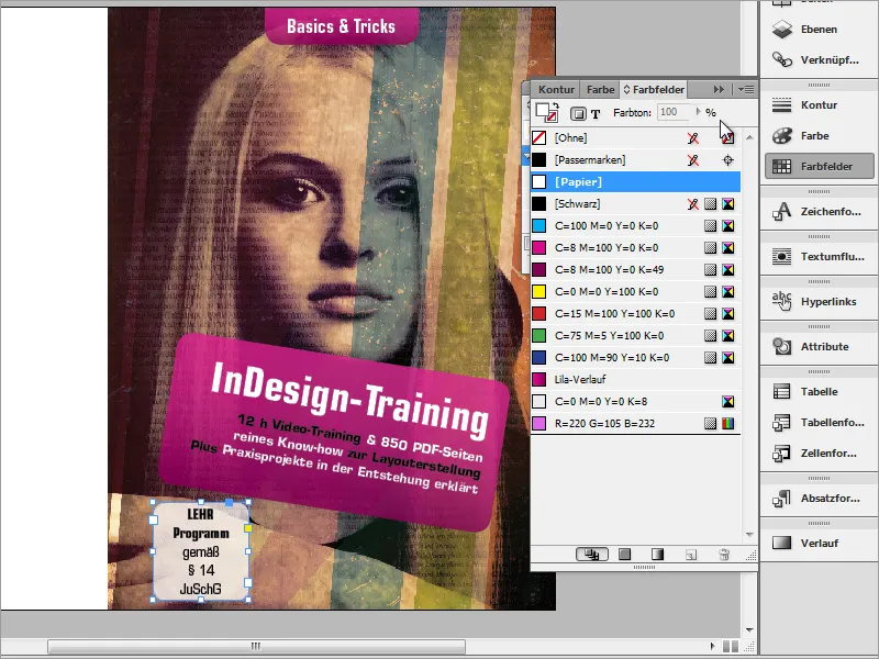 DVD-Cover und DVD-Label gestalten - Teil 2: Fertigstellung des Covers