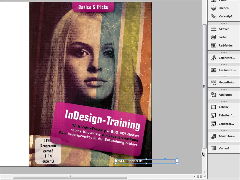 DVD-Cover und DVD-Label gestalten - Teil 2: Fertigstellung des Covers