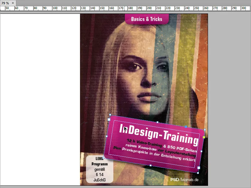 DVD-Cover und DVD-Label gestalten - Teil 2: Fertigstellung des Covers