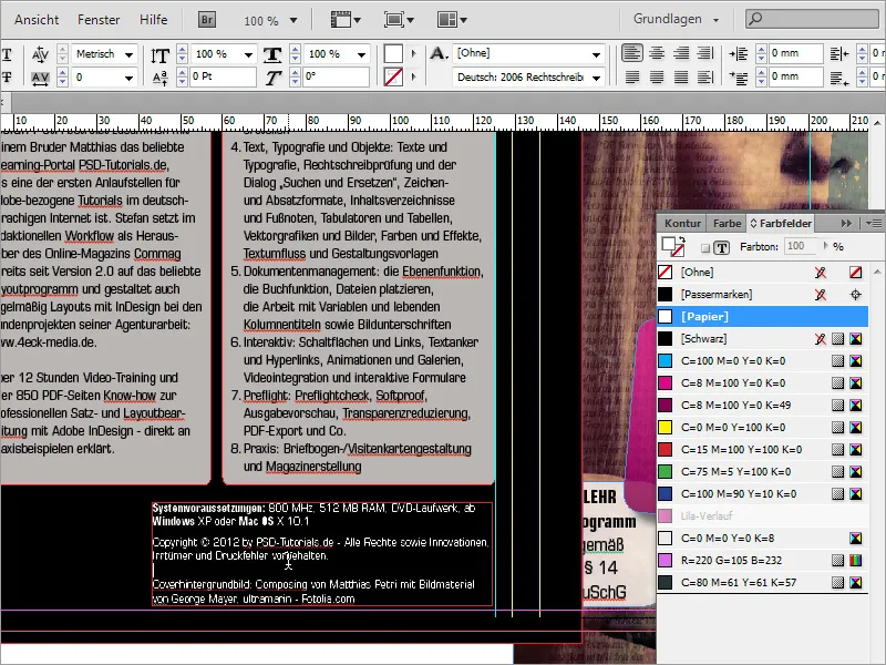 DVD-Cover und DVD-Label gestalten - Teil 2: Fertigstellung des Covers