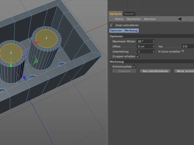 Neu in Release 15 - Modelling mit dem neuen Bevel-Werkzeug
