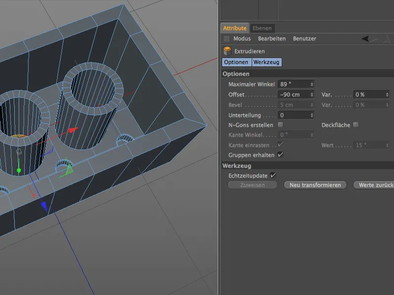 Neu in Release 15 - Modelling mit dem neuen Bevel-Werkzeug