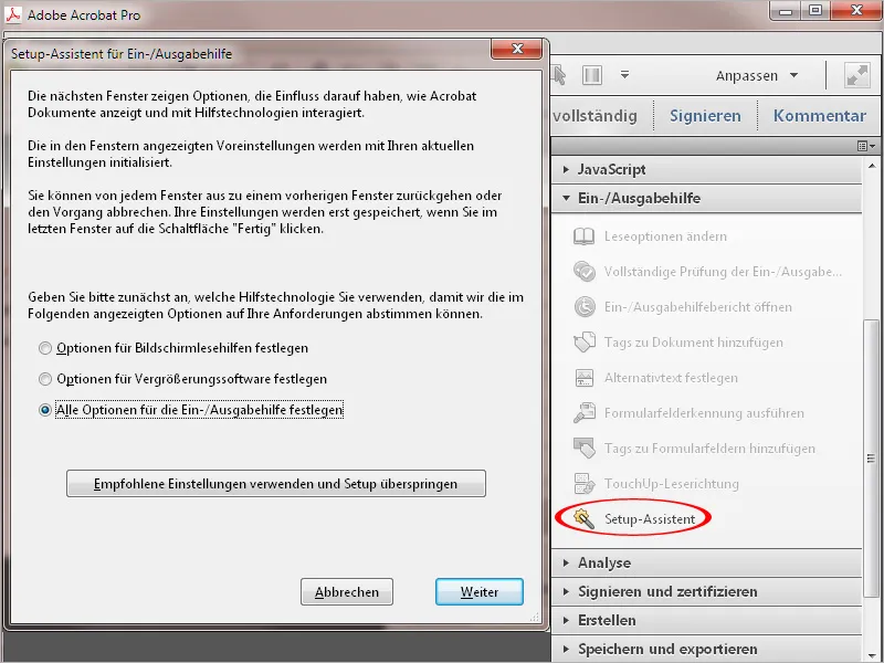 Dokumente barrierefrei gestalten mit Acrobat - Überblick Dokumente barrierefrei gestalten mit Acrobat - Überblick