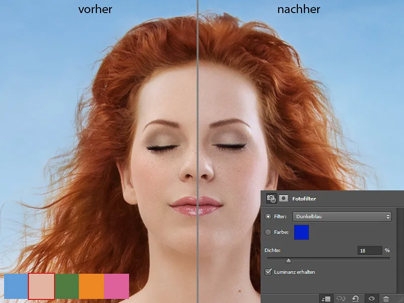Werbeplakat Lotus Tea - Teil 04 - Composing-Objekte einfügen und an die Umgebung anpassen