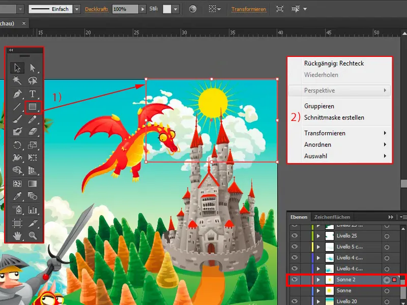 Tipps & Tricks zu Adobe Illustrator: Sonne erstellen