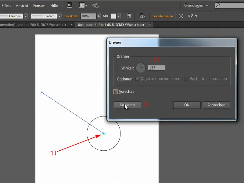 Tipps &amp; Tricks zu Adobe Illustrator: So drehst du richtig durch - Sonnenstrahleffekt