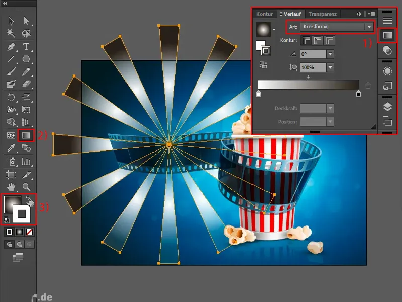 Tipps &amp; Tricks zu Adobe Illustrator: So drehst du richtig durch - Sonnenstrahleffekt