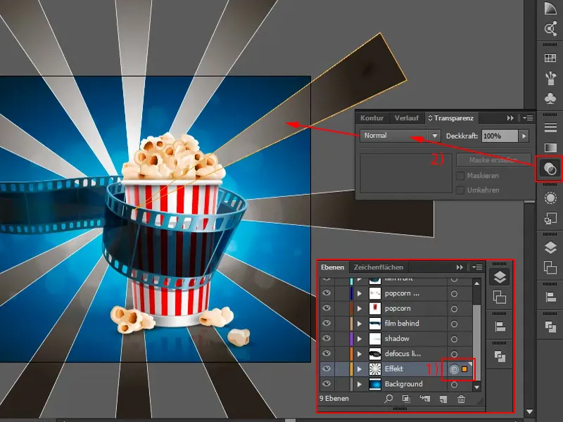 Tipps &amp; Tricks zu Adobe Illustrator: So drehst du richtig durch - Sonnenstrahleffekt