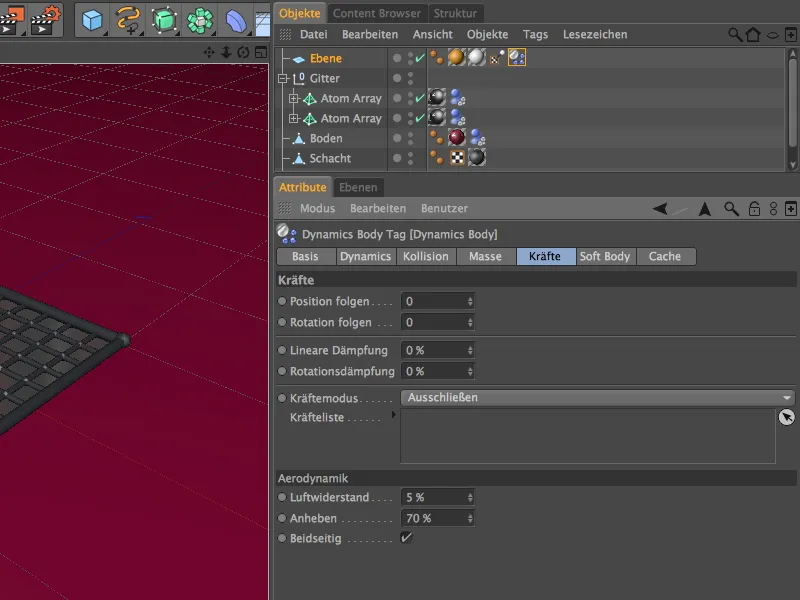 Neu in Release 14 - Aerodynamische Kräfte