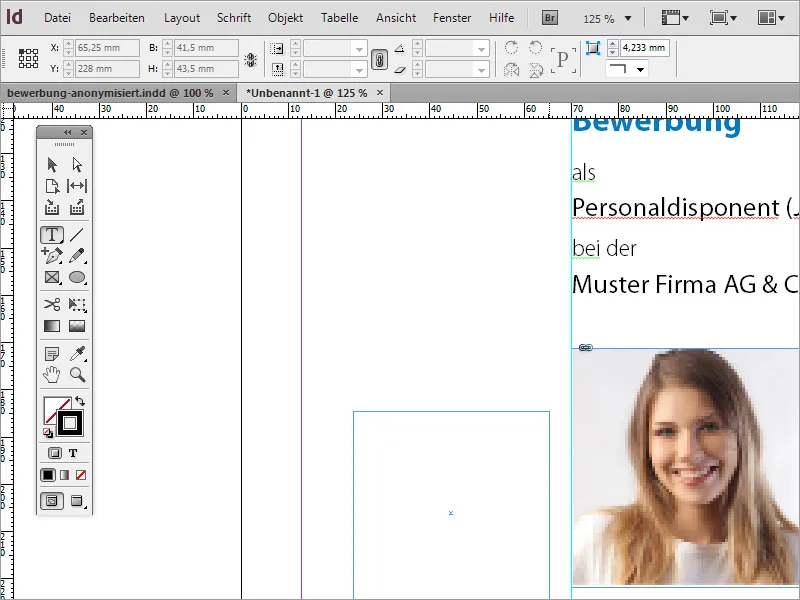 Professionelles Bewerbungsdesign gestalten: der minimalistische Stil