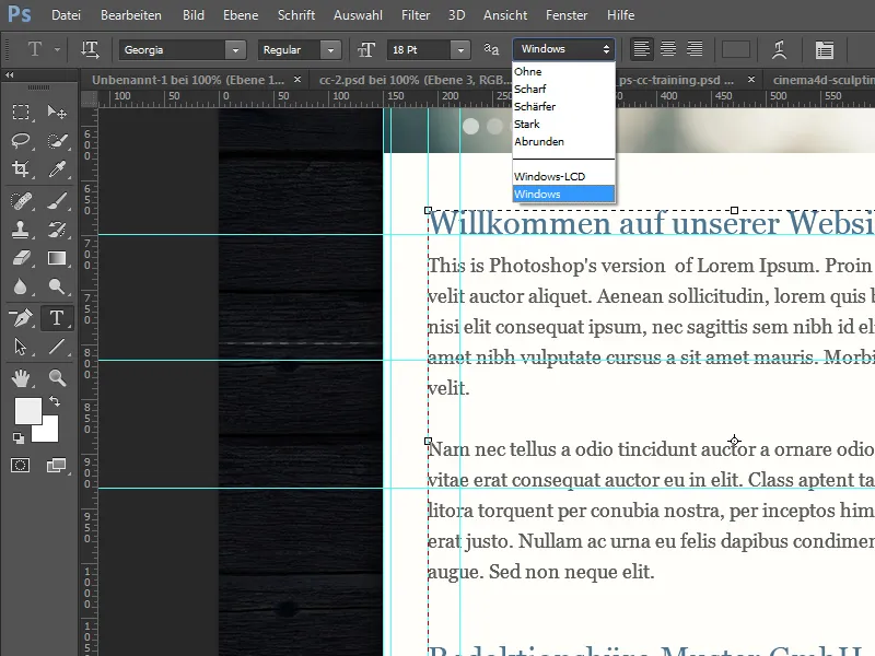 Neues in der Creative Cloud: Photoshop CC 14 (Juni 2013) –  02 Allgemeines und Verbesserungen für Webdesigner