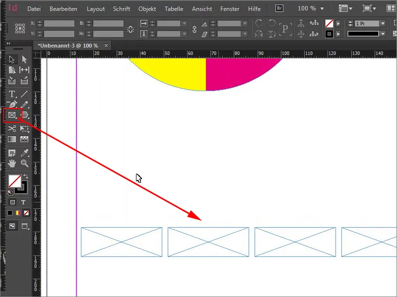 Mehrfarbige Farbfelder in InDesign