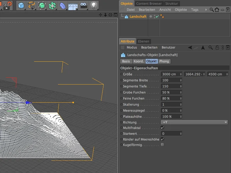 Neu in Release 13 - Schnee im Gebirge mit dem Geländemaske-Shader