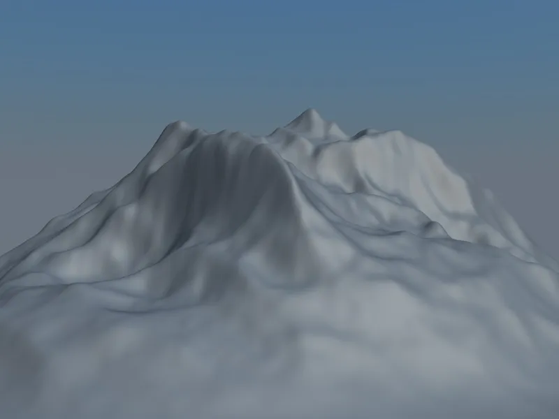 Neu in Release 13 - Schnee im Gebirge mit dem Geländemaske-Shader