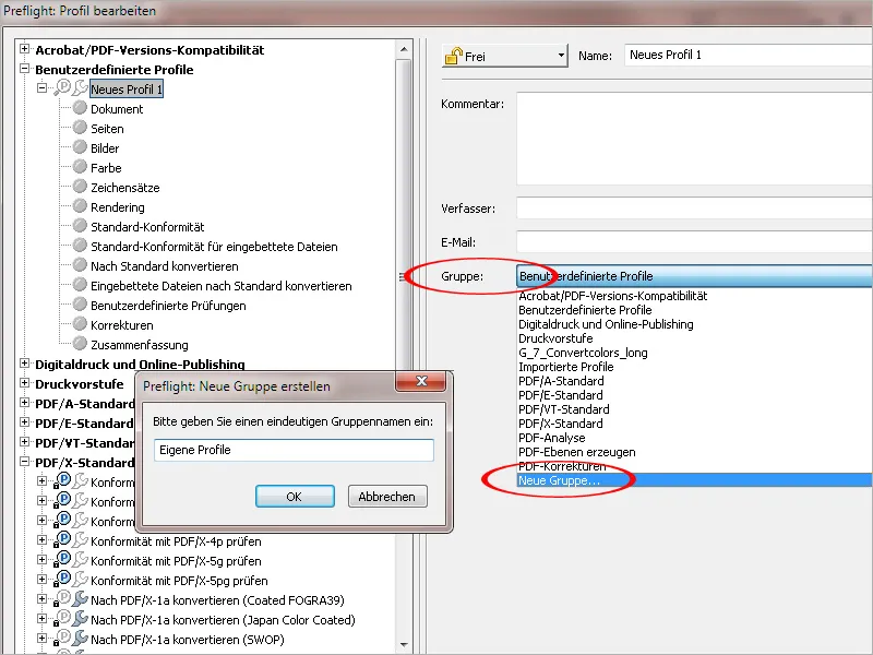 Eigene Preflight-Profile in Acrobat definieren Eigene Preflight-Profile in Acrobat definieren