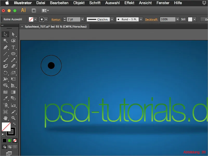 Splash-Text - Adobe Illustrator