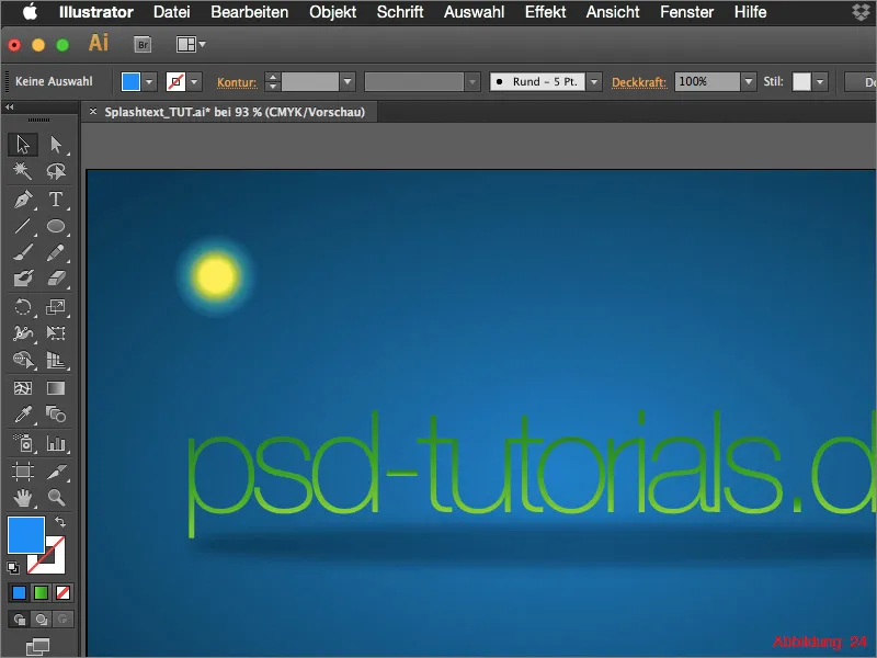 Splash-Text - Adobe Illustrator