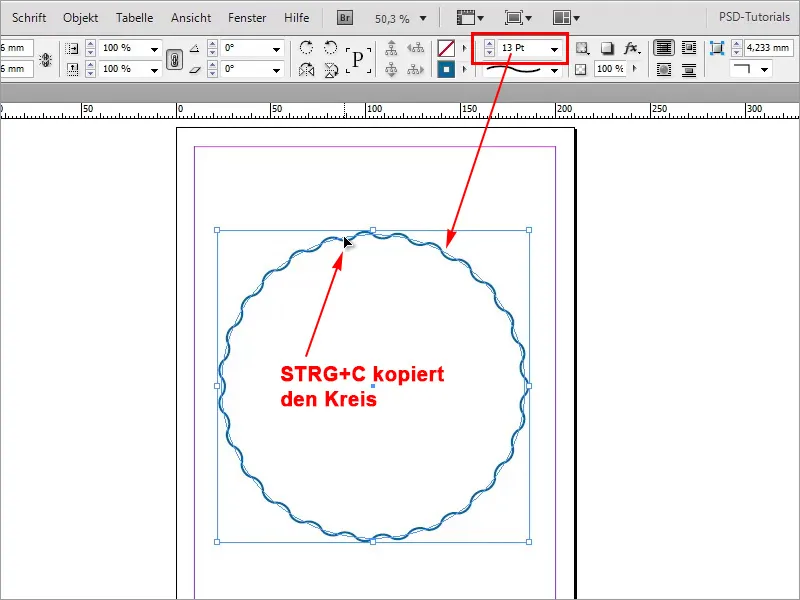 Tipps &amp; Tricks zu Adobe InDesign: Konturstärke auch bei Wellenform beibehalten