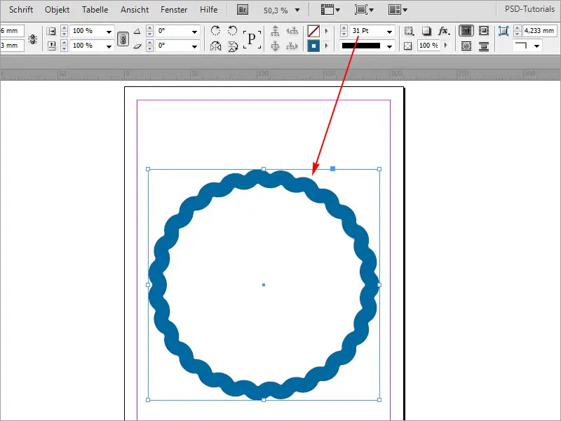 Tipps &amp; Tricks zu Adobe InDesign: Konturstärke auch bei Wellenform beibehalten