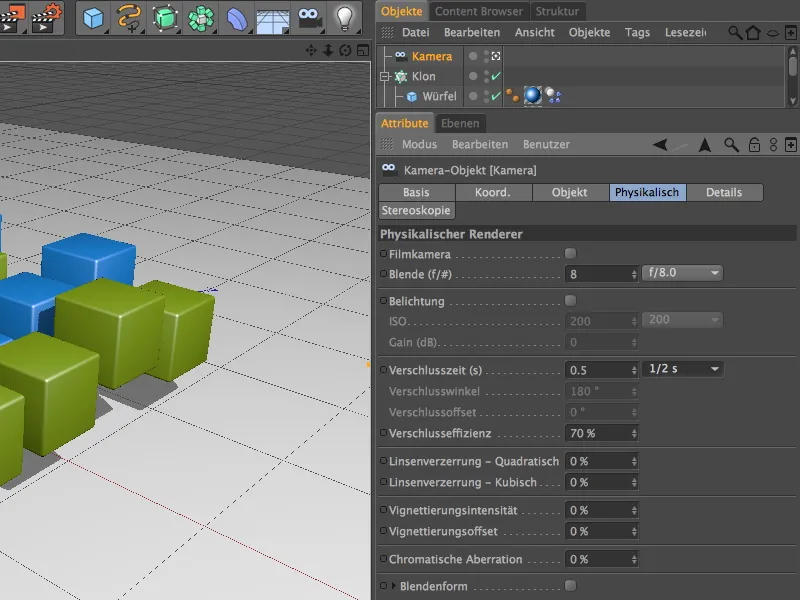 Neu in Release 13 - Bewegungsunschärfe mit dem physikalischen Renderer