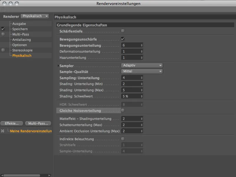 Neu in Release 13 - Bewegungsunschärfe mit dem physikalischen Renderer