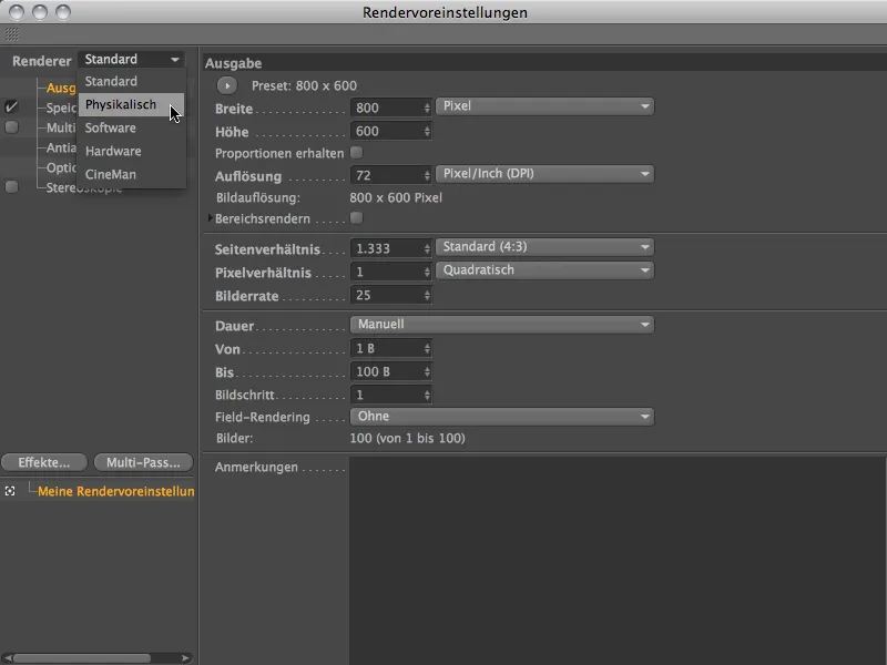 Neu in Release 13 - Bewegungsunschärfe mit dem physikalischen Renderer