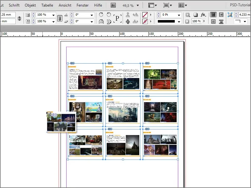 Tipps &amp; Tricks zu Adobe InDesign: Mehrere Seiten einer PDF-Datei bzw. InDesign-Datei als Kontaktabzug platzieren