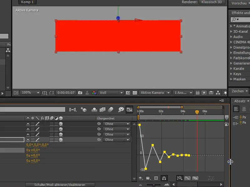 Tipps und Tricks zur Animation in After Effects: Dynamische Pendelbewegungen